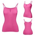thumbnail image 5 of AherBiu Womens Tank Tops with Built in Bra Stretch Keyhole Square Neck Basic Layer Top Tees Shirt Camisole Pajamas Tanks, 5 of 7