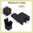 thumbnail image 2 of 30pcs Mini Square Paper Box 1.6 inch Gift Boxes Black Boxes Foldable Candy Box Small Party Favor Boxes Little Gift Packaging Paper Boxes for Wedding Christmas Proposal Party Decor Black, 2 of 5