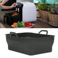thumbnail image 4 of Doublure de Friteuse en Silicone, Poignée Antiadhésive en Silicone de Qualité Alimentaire Réutilisable pour la Cuisson Noir, Gris, 4 of 8
