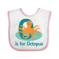 Inktastic O is for Octopus Monogram Boys or Girls Baby Bib