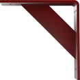 thumbnail image 4 of Ekena Millwork 2"W x 8"D x 8"H Traditional Steel Bracket, Hammered Bright Red, 4 of 13
