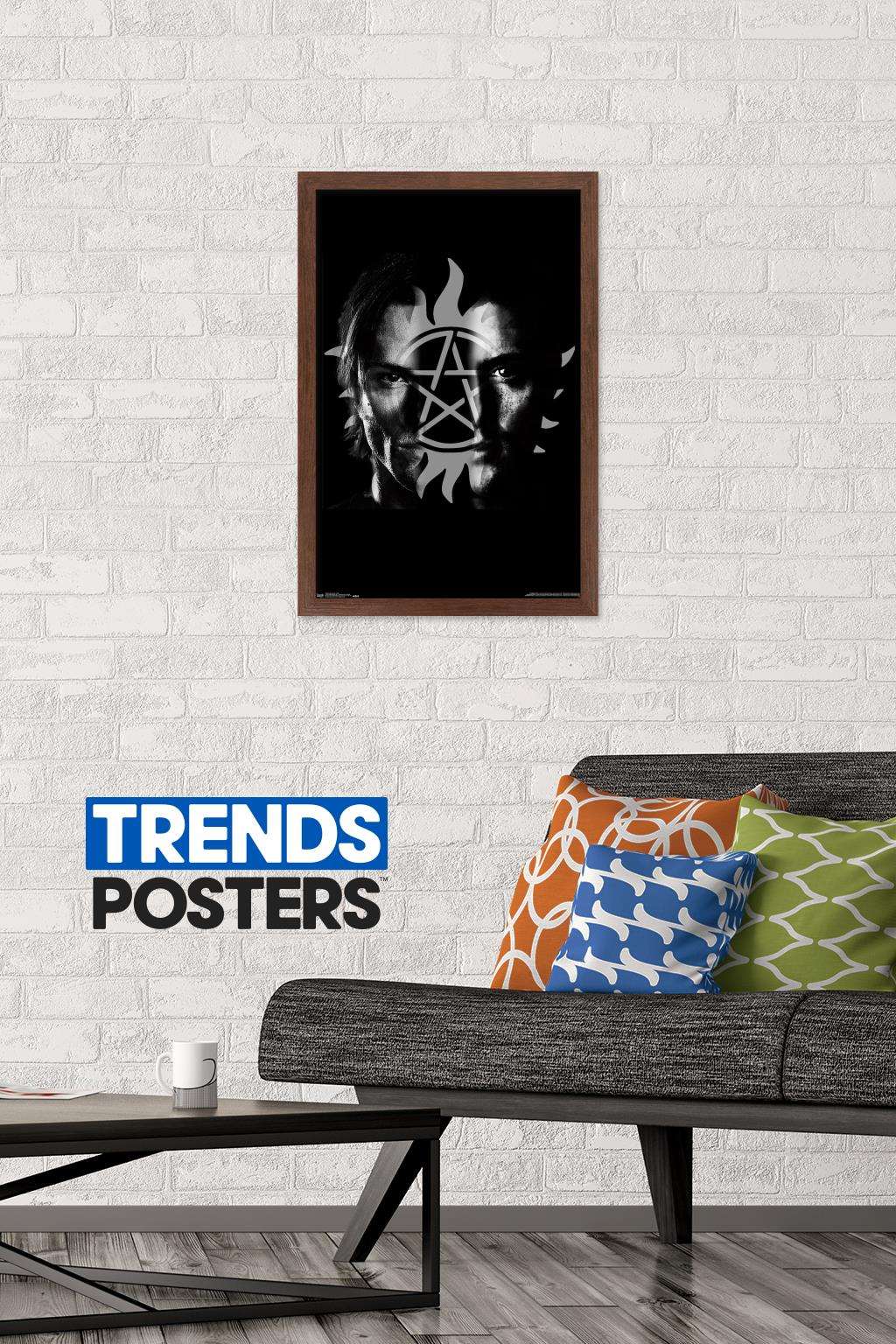 Supernatural - Split Wall Poster, 14.725" x 22.375", Framed