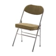 thumbnail image 3 of Lipstore Chaise Pliable Chaise de Bureau Dossier Portable Chaise de Lecture Siège Rembourré Réunion Vert, 3 of 8