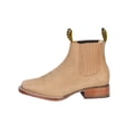 thumbnail image 2 of El General Square Toe Ankle Boot - Nobuck Sand 126197, 2 of 4
