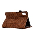 thumbnail image 4 of Allytechgroup Flip Cover Case for Lenovo Tab M9 2023 9" Tablet, Smart Case Auto Sleep Wake Shockproof Kickstand Bumper Magnetic Closure Pen Holder Slim Case for Lenovo Tab M9, Brown, 4 of 10