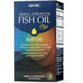 GNC Triple Strength Fish Oil Plus Krill Oil Includes Krill Oil for