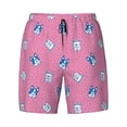 thumbnail image 4 of Lsque Mens Swim Trunks French Bulldog Pattern - Bathing Suit Compression Liner - Beach Swim Shorts Swimwear - (S-3XL) - Stretch Quick Dry -XX-Large, 4 of 9