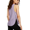 thumbnail image 6 of ZGRBOU Workout Tops for Women Sleeveless Summer Round Neck Athletic Shirts Lightweight Curved Hem Gym Tank Tops, 6 of 6