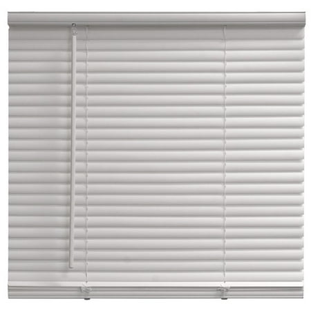 Mainstays 1  Cordless Room Darkening Vinyl Blinds  White  29  Width x 48  Length