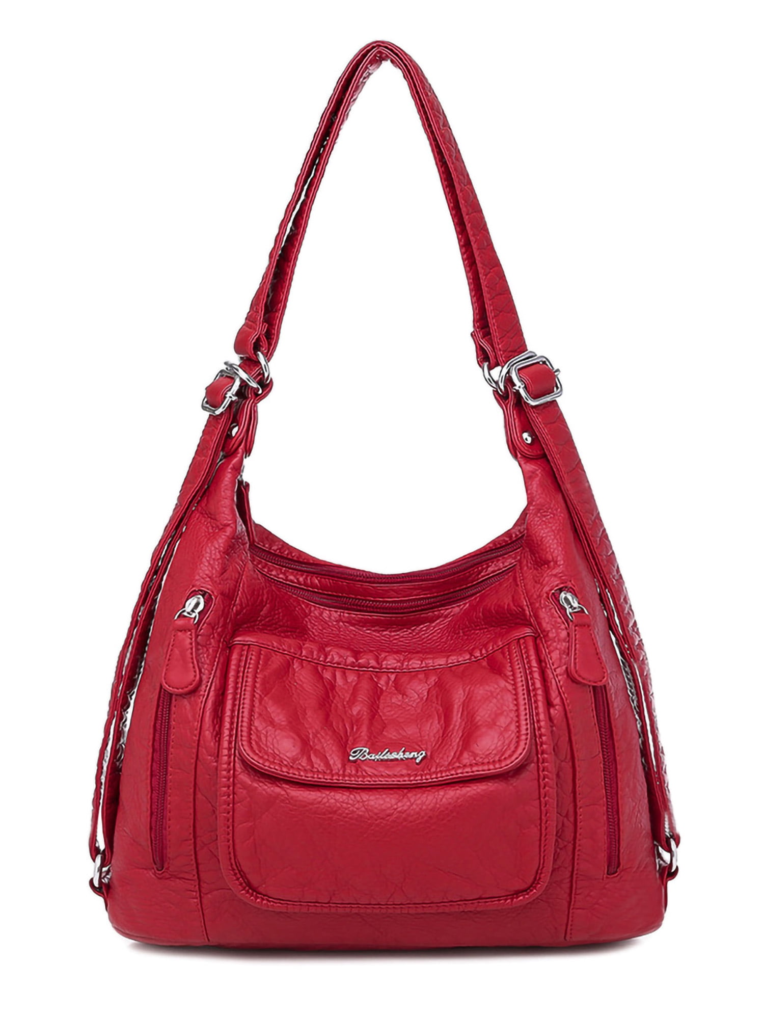 Avamo Ladies Crossbody Bag Multi Pockets Backpack Top Handle Shoulder