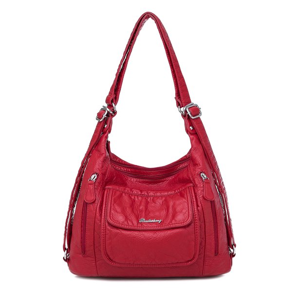 Avamo Ladies Crossbody Bag Multi Pockets Backpack Top Handle Shoulder