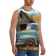 thumbnail image 2 of Balery Vintage Truck Farm Scene Camisetas sin mangas para hombre, absorbe la humedad y protege contra el mal olor.-Large, 2 of 7