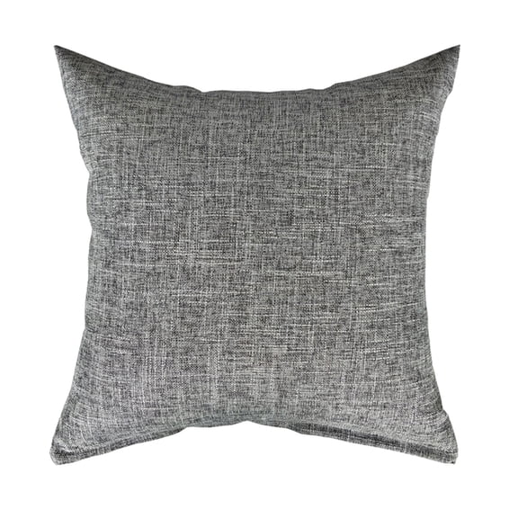 Btomtd 16" x 16" Square Cushion Pillow Covers, Plush Decorative Throw Pillow Covers for Sofa, Cozy Living Room and Bedroom Winter Pillow Cases, Dark Gray