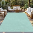 thumbnail image 2 of Linen Mint Green Outdoor Rug for Patio/Deck/Porch, Non-Slip Large Area Rug 6 x 9 Ft, Modern Minimalist Pure Solid Color Indoor Outdoor Rugs Washable Area Rugs, Reversible Camping Rug Carpet Runner, 2 of 8