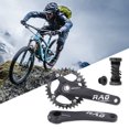 thumbnail image 3 of Bicicleta de Montaña Crankset 104BCD Aleación uminio Y Soporte Eje negro 34T Sunnimix Brazo de manivela de bicicleta plegable, 3 of 8