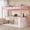 Pink, variant on EastVita Loft Bed Twin Size, Heavy Duty Metal Loft Bed Frame with Arched Guardrail and Safety Ladder, Space-Saving, No Box Spring Needed, White