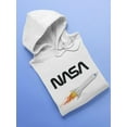 thumbnail image 3 of NASA Nasa Rocket Traveling Hoodie Men -NASA Designs, Male Small, 3 of 4