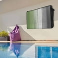 thumbnail image 6 of Outdoor TV Cover 30 to 32 Inches, Sage Green Grey Gradient Wood Grain Farmhouse Retro Striped Waterproof TV Cover with Remote Control Pocket, Flat Screen TV Cover Protector for Outside TV, 6 of 6