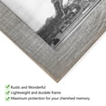 thumbnail image 5 of Joveco 5" x 7" Handcrafted Solid Wooden Photo Frame Set of 2,  Farmhouse Picture Frame Wall Decor for Wall Mounted and Tabletop, Gray and Brown, 5 of 8