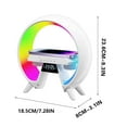 thumbnail image 3 of Dvkptbk Wireless Charger Lamp Bluetooth Speaker Music Clock Alarm Key And APP Control, 3 of 9
