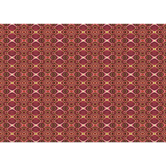 Ahgly Company Indoor Rectangle Patterned Carbon Red Area Rugs, 5' x 8'