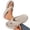 Gray, variant on Women's Thick Sole Flip Flops, Cushioned Non-Slip Slides for Beach and Casual Wear
