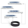 thumbnail image 3 of Replacement Part For Royal 17398, Upright Vacuum Cleaner Old GE Cadillac Westinghouse (1 Belt), 3 of 3
