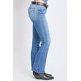 thumbnail image 2 of YMI Jeans Women's Mid Rise Belted Bootcut Jeans, 2 of 7