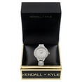 thumbnail image 2 of Kendall + Kylie Silver Tone Crystal Embellished Metal Strap Analog Watch, 2 of 4
