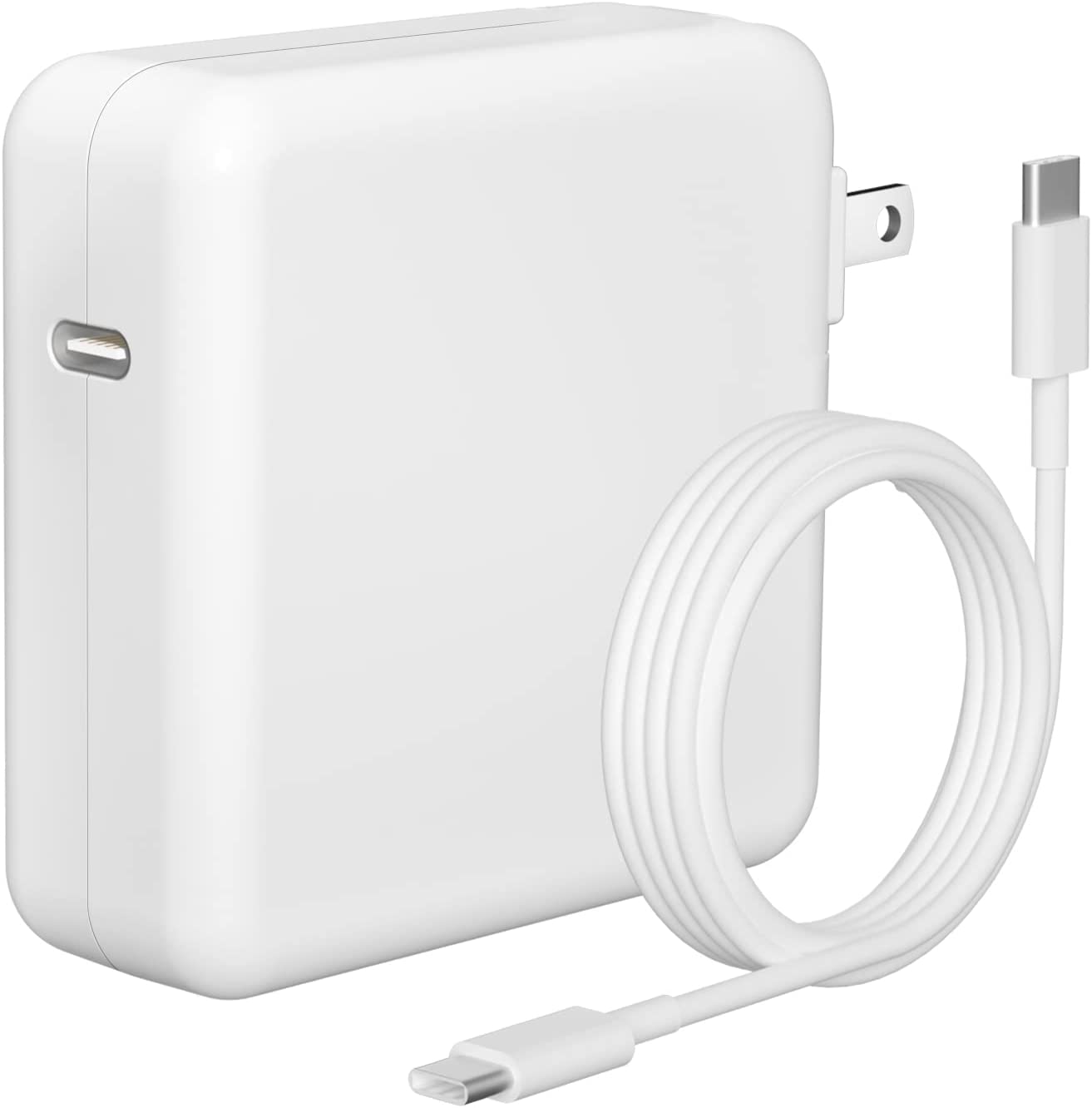 mavepine kærtegn Premonition Mac Book Pro Charger, 61W USB C Charger Power Adapter Compatible with Mac  Book Pro 13 Inch 15 Inch 2020 2019 2018, Laptop Power for Mac Book Air 13  inch, Type C,