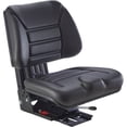 thumbnail image 3 of Economy Black Mechanical Suspension Seat Low Trapezoid Back 5-Position Adjustable Base Compatible with Case IH 454 464 484 485 574 584 585 684 685 784 785 884 885 H84 Replaces 533223R91, 3 of 3