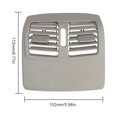 thumbnail image 2 of FLhrweasw Cubierta ventilación aire consola central trasera para Mercedes W212 2009-2014 (gris), 2 of 5