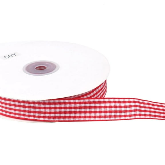 Necvior Gingham Ribbon Gift Ribbons Plaids Ribbon Decorative Ribbon for Party Decoration