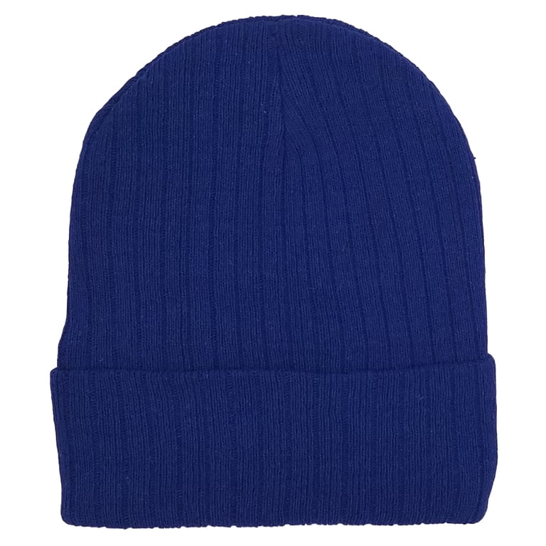 48 Pack Winter Beanies, Bulk Cold Weather Warm Knit Skull 
