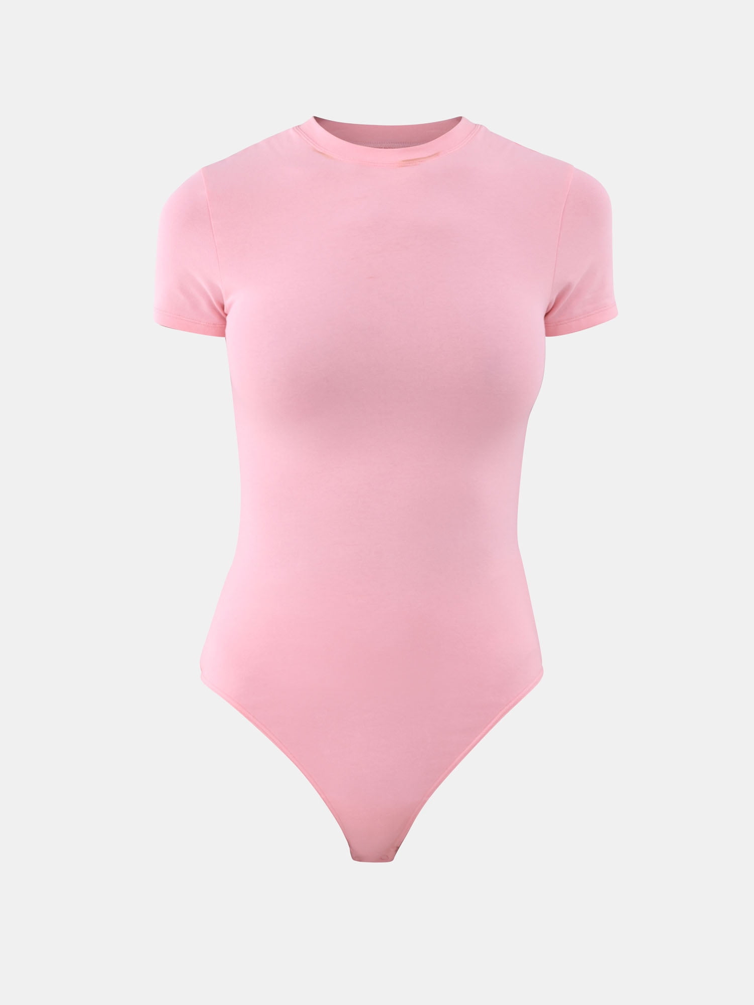 No Boundaries Cotton Stretch Jersey T-Shirt Bodysuit, Women’s XS-3XL