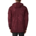thumbnail image 2 of Hat and Beyond Men's Double Layer Hooded Hybrid Long Sleeve Tee Shirt, 2 of 6