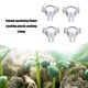 thumbnail image 3 of Clip de injerto hortícola de 100 piezas estaca transparente Clip de Ehuebsd retención para jardín marco de invernadero tubería suministros de jardinería, 3 of 8