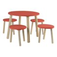thumbnail image 2 of Comedor Circular Estilo Infantil Natura Pino Duduk rojo 1 Duduk Natura, 2 of 2
