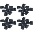 thumbnail image 1 of 40Pcs Reforzado Negro Plastico Puerta Bisagras de 40mm x 30mm, 1 of 5