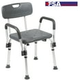 thumbnail image 6 of BizChair 300 Lb. Capacity, Adjustable Gray Bath & Shower Chair with Depth Adjustable Back, 6 of 18