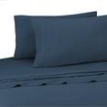 thumbnail image 2 of King 4-Piece Sheet Set, Brooklyn Flat Cotton Blend Ultra Soft Jersey Knit Sheet Set By Royale Linens, 2 of 9