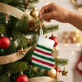 thumbnail image 4 of Christmas Tree Ornaments, Cute Mini Fabric Pendants for Holiday Window and Wreath Decor, 4 of 6