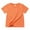Orange, variant on KAUOD Toddler Girls Athletic Crewneck T Shirt Basic Basketball Clothes Fashion Tops Dance Tank Gymnastics Tees Summer Suits