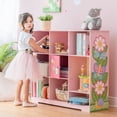 thumbnail image 2 of Teamson Kids Adjustable Cube Bookshelf Bedroom Storage Magic Garden Theme, 2 of 10