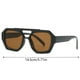 thumbnail image 2 of Gafas de sol retro para y tendencia de los 70 Gafas de sol retro hexagonales cuadradas con doble puente, 2 of 2