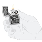 Zippo Barbarian Design Street Chrome Pocket Lighter