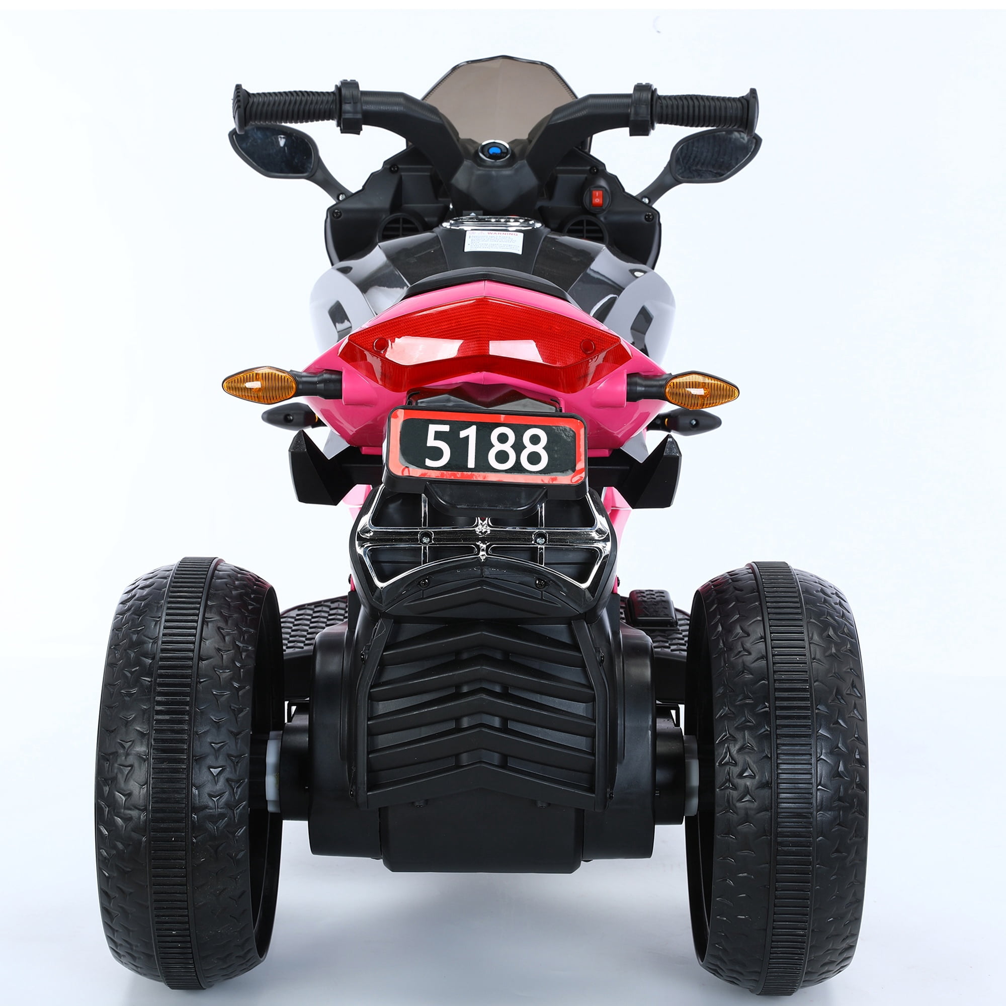TAMCO 12V Electric Motorcycle Ride-On, Pink, for Kids 3-6 Years, Plays Music