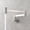 Brushed Nickel, variant on SOKNARKU Solid Brass Square Wall Mounted Folding Faucet Double Switch Foldable Kitchen Sink Pot Filler Faucet Matte Black
