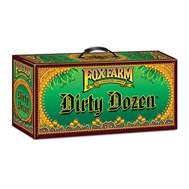 FoxFarm Dirty Dozen Starter Kit - 12 Fertilizzanti Per Piante (9 Liquidi 1L + 3 Solubili) - Kit Nutrienti Completo Per Fioritura E Crescita