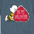 thumbnail image 3 of Peanuts - Be My Valentine  - Toddler And Youth Short Sleeve Graphic T-Shirt, 3 of 6